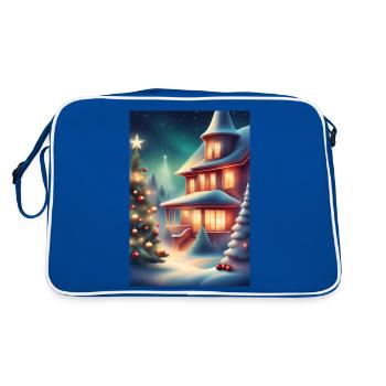 Merveilleuse période de Noël - Sac Retro - bleu/blanc - Dos