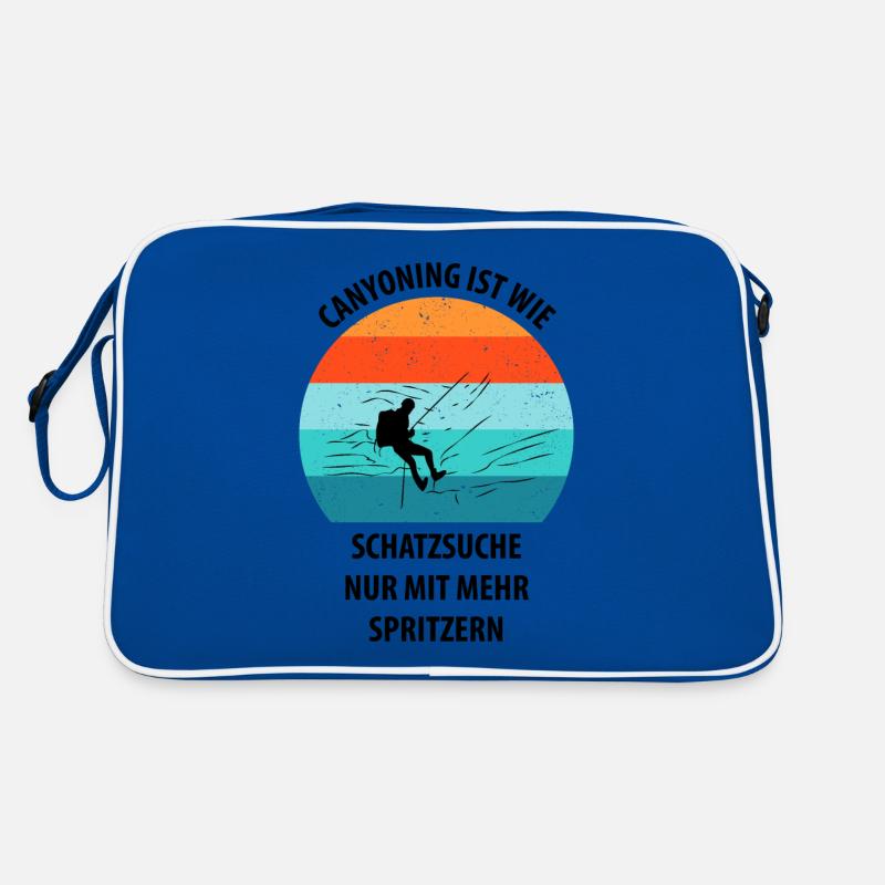 Canyoning Bergsteigen Klettern Wandern Berge Retro Tasche