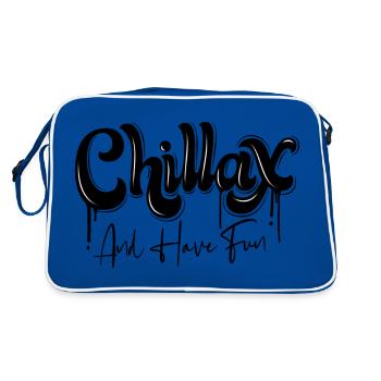 Chill - Retro Bag - blue/white - Back