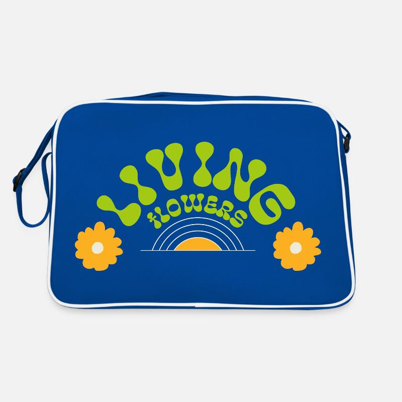 Lebende Blumen Retro Tasche