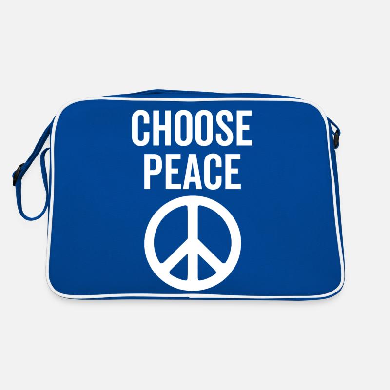 Wählen Sie Peace Retro Tasche