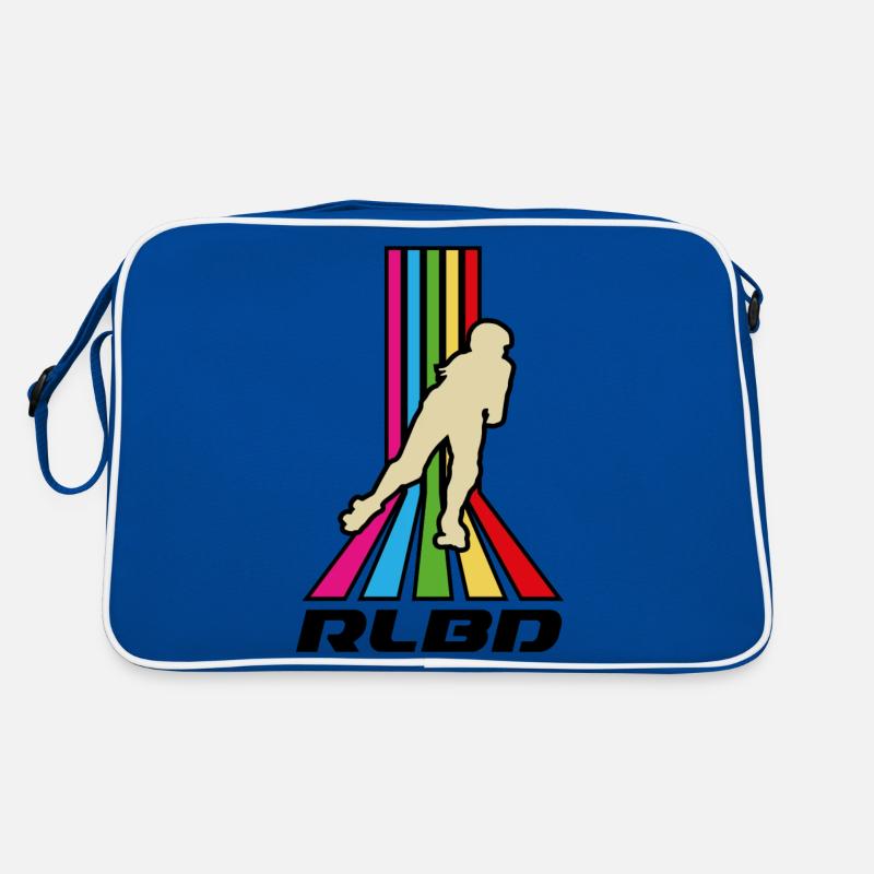 Rollerblade rainbow stripes Retro Tasche