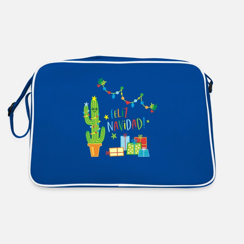 Pull de Noël Feliz Navidad Cactus Sac Retro