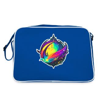 Amazing Space - Retro Bag - blue/white - Back