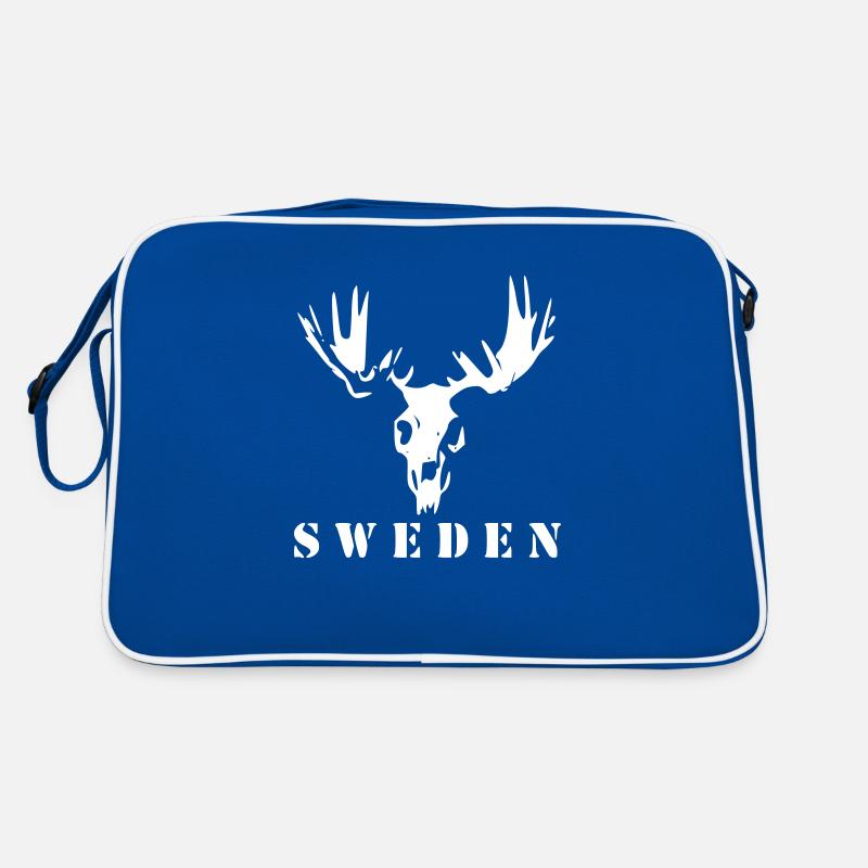 Moose skull Sweden Retro Bag