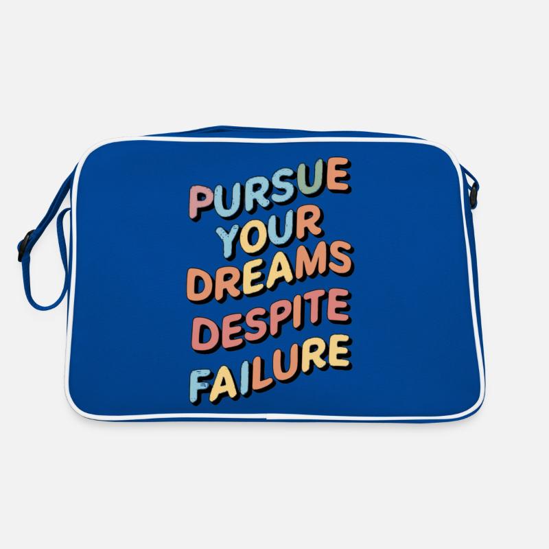 POURSUIVEZ VOS RÊVES MALGRÉ L’ÉCHEC, Sac Retro