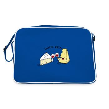 Fromage kawaii apéro - Sac Retro - bleu/blanc - Dos