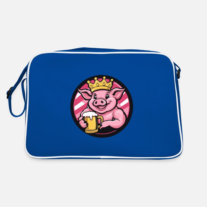 Pork Beer Comic Retro Bag