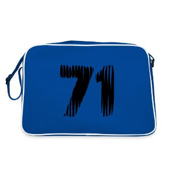 71 number jersey - Retro Bag - blue/white - Back