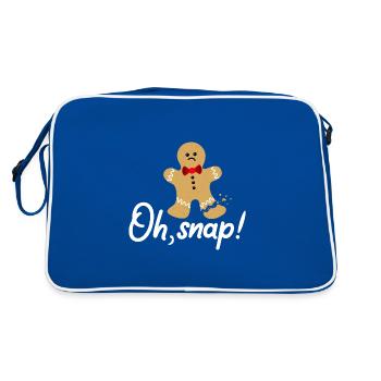 Oh Snap Pain d'épice - Sac Retro - bleu/blanc - Dos