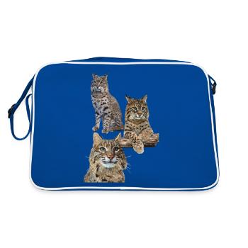 Lynx - Sac Retro - bleu/blanc - Dos