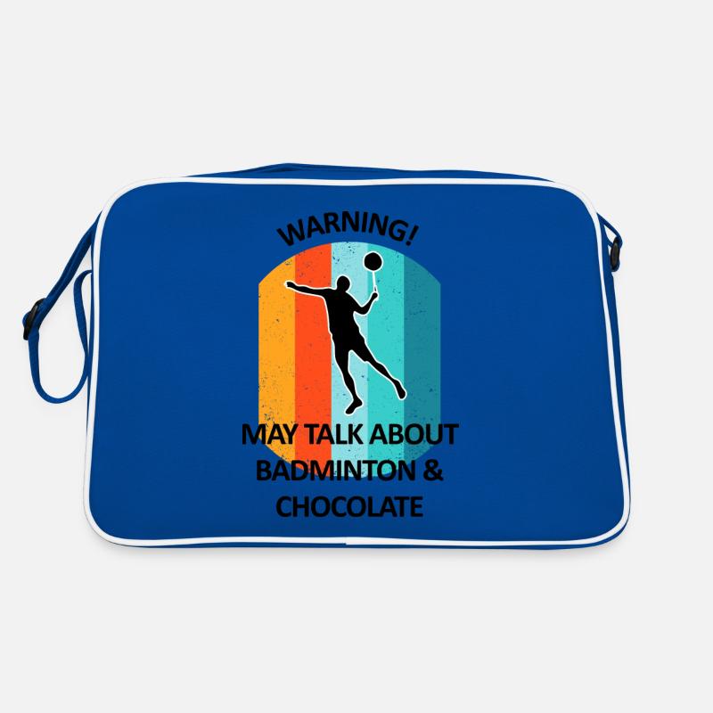 Badminton Badminton Badminton Player Chocolat Sac Retro