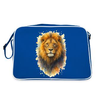 Lion lion - Sac Retro - bleu/blanc - Dos