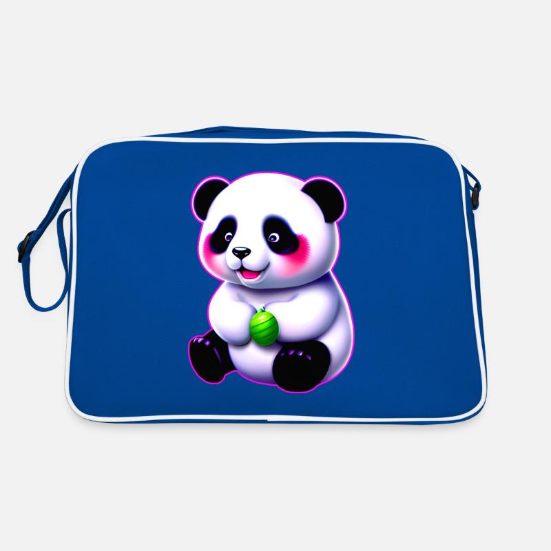 Mignon bébé panda ours Sac Retro