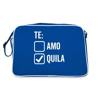 Teamo Tequila - Retro Bag - blue/white - Back