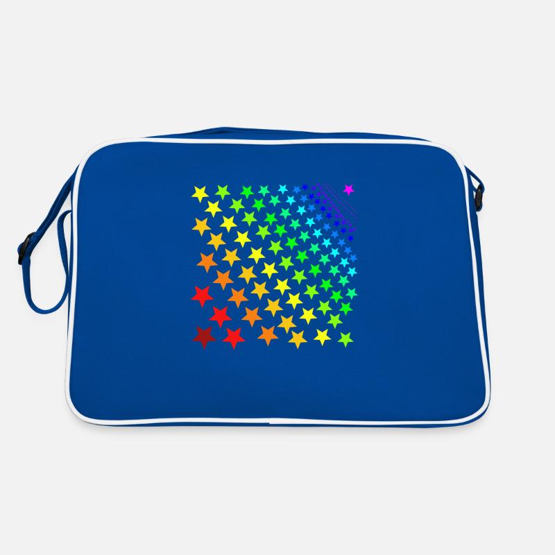 Sterne Regenbogen Geschenkidee Retro Tasche