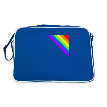 Rainbow Gift Idea Corner colorful - Retro Bag - blue/white - Back