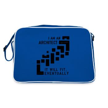 Architecte - Sac Retro - bleu/blanc - Dos