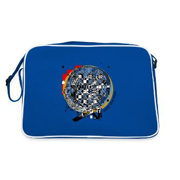 Invent Your Story - Sac Retro - bleu/blanc - Dos