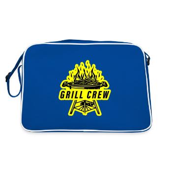 Grill Crew Grilling - Retro Bag - blue/white - Back