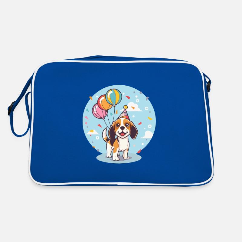 Beagle Chiens Anniversaire Bébé Sac Retro