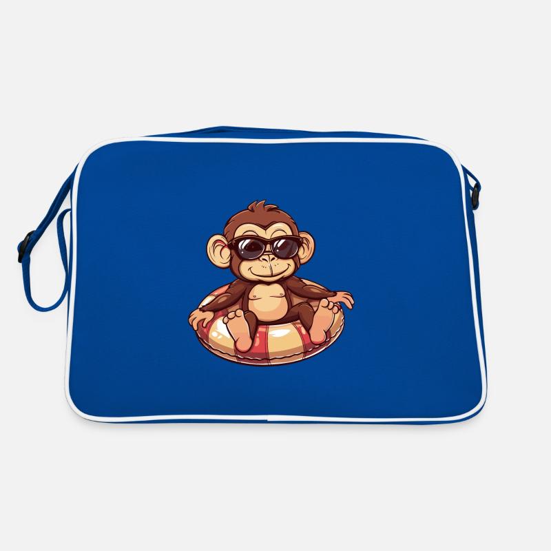 Affe Sommer Comic Retro Tasche