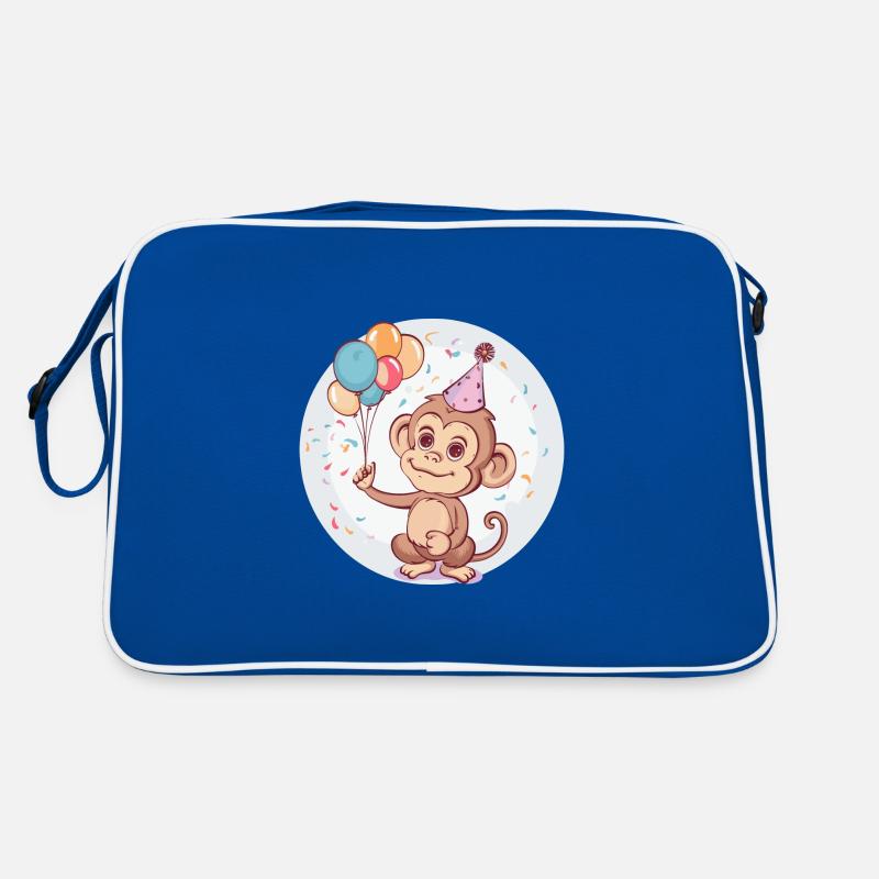 Monkey Birthday Comic Retro Bag