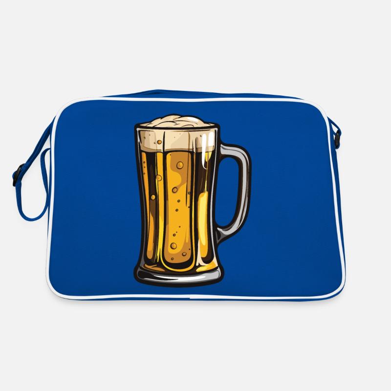 Icône de verre à bière Sac Retro