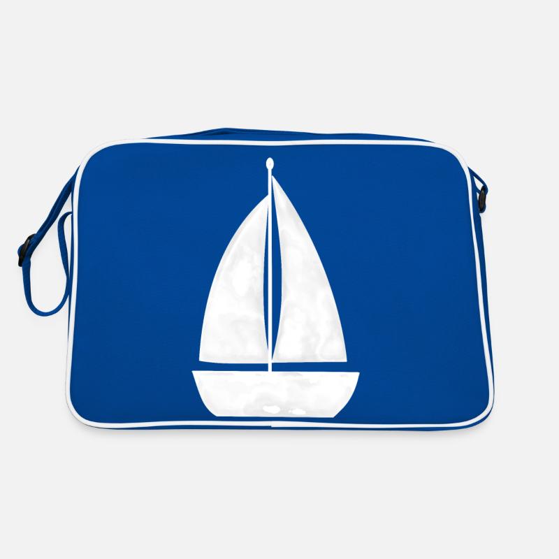 Sailing ship, sailboat, Retro Bag