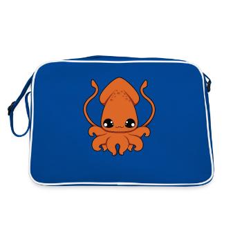 Calamar - Sac Retro - bleu/blanc - Dos