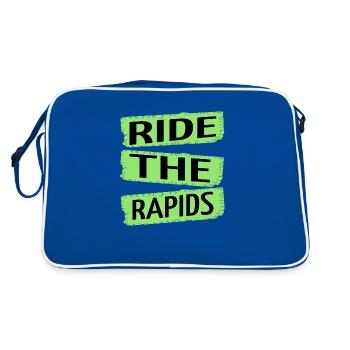 idée de cadeau d’anniversaire adrénaline accros cool - Sac Retro - bleu/blanc - Dos