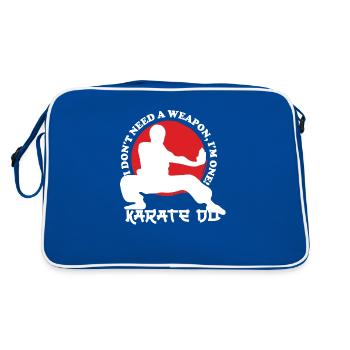 Karate-Do - Sac Retro - bleu/blanc - Dos
