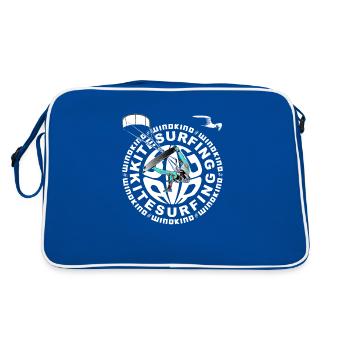 Kitesurf - Retro Bag - blue/white - Back