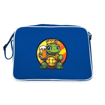 Turtle Beer Comic - Retro Bag - blue/white - Back