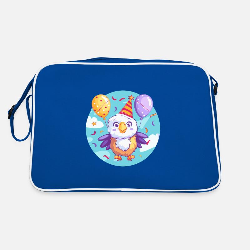 Adler Geburtstag Comic Retro Tasche
