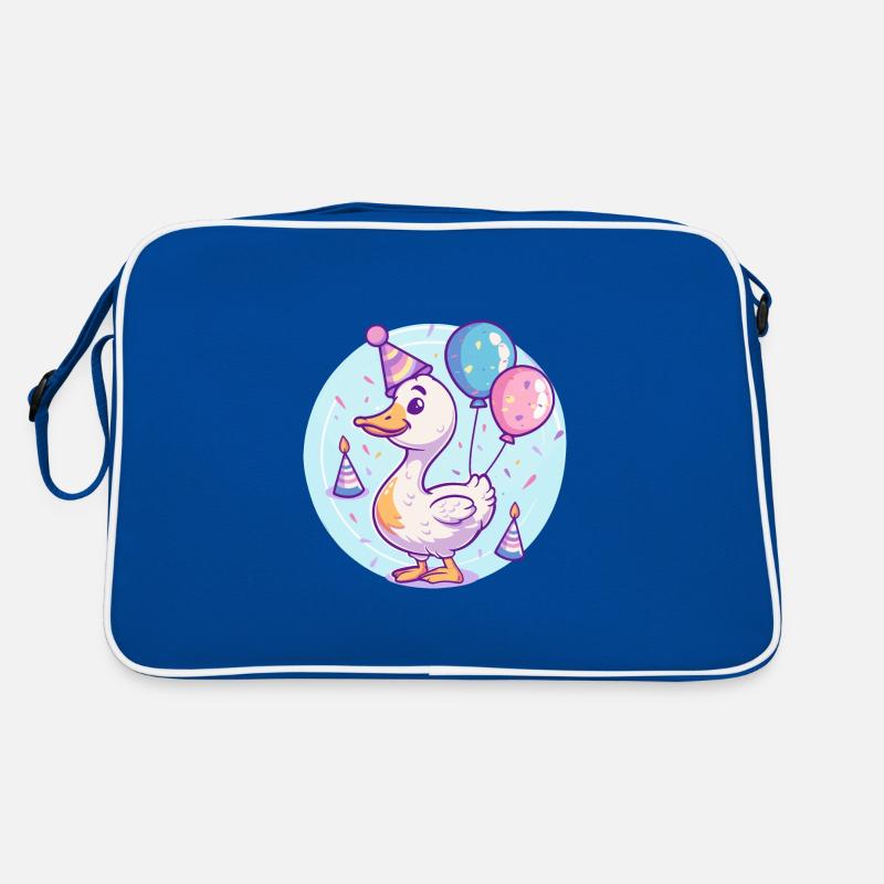 Gans Geburtstag Comic Retro Tasche