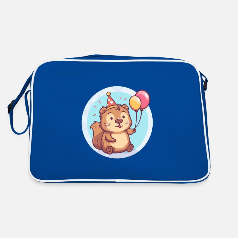 Beaver Birthday Comic Retro Bag