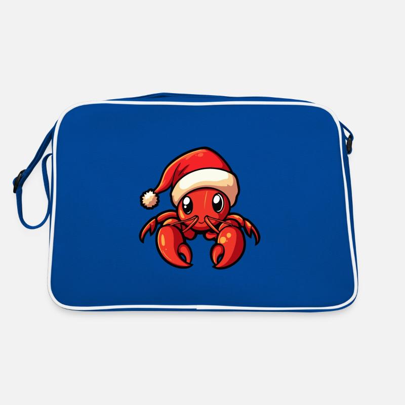 Crabe de homard Noël mignon Sac Retro