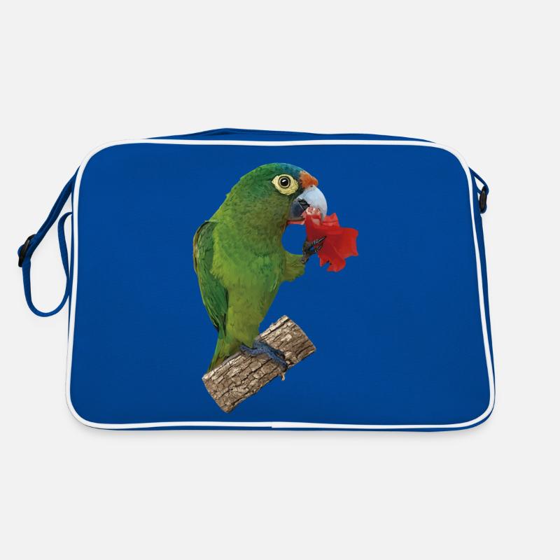 Orange-fronted parakeet Retro Bag