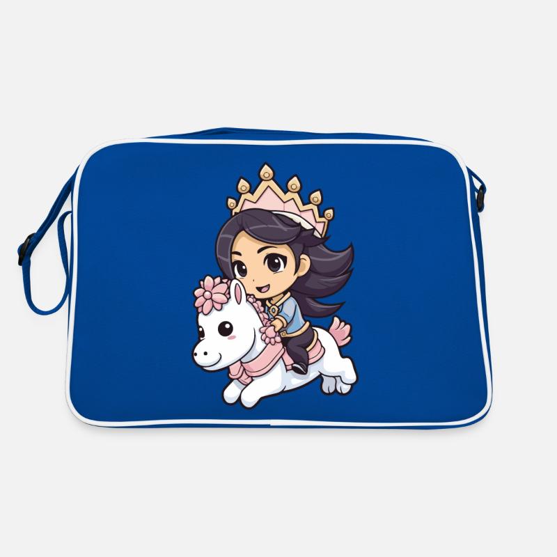 Bande dessinée de cheval de princesse Sac Retro