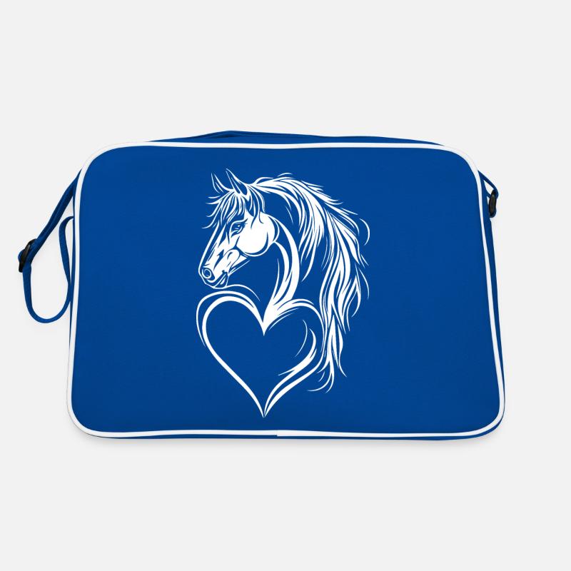 Cœur de cheval Sac Retro