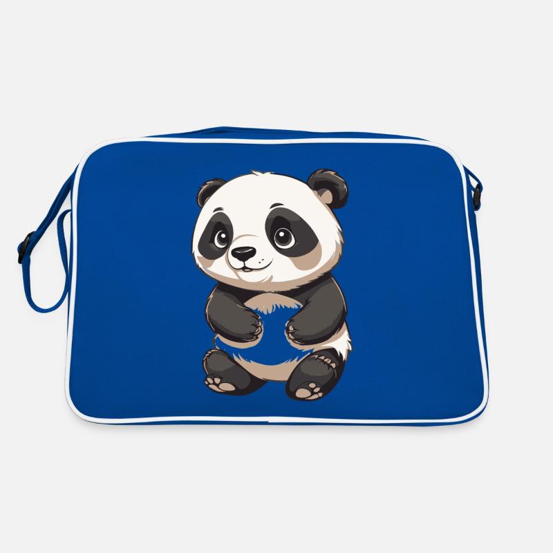 Panda mignon - Conception d’animaux Sac Retro