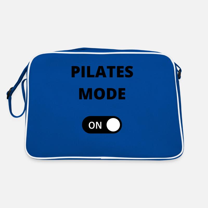 Mode Pilates activé - Activer le mode Pilates - Sac Retro - bleu/blanc