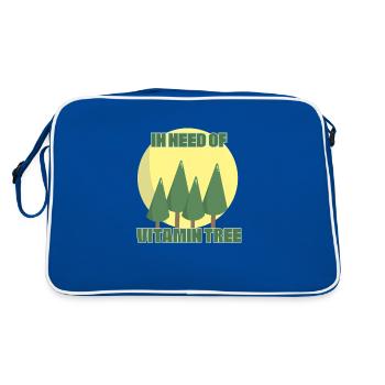 Vitamin Tree - Retro Bag - blue/white - Back