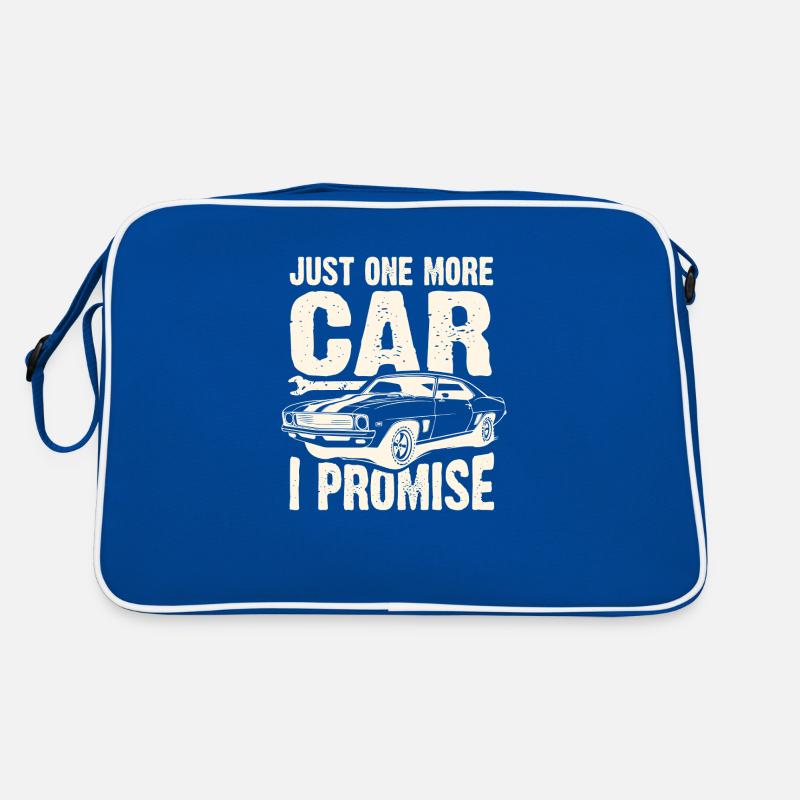Nur noch ein Auto, das ich verspreche – Lustiges Autoliebhaber-Geschenk Retro Tasche