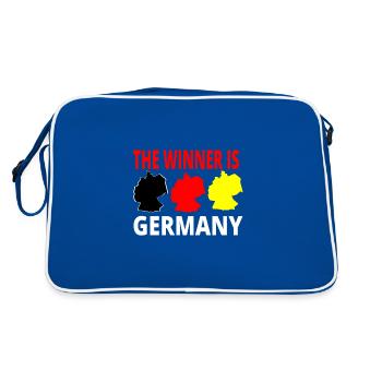Allemagne Roadtrip Holiday Holiday T-Shirt - Sac Retro - bleu/blanc - Dos