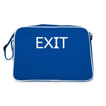 Exit - Retro Bag - blue/white - Back