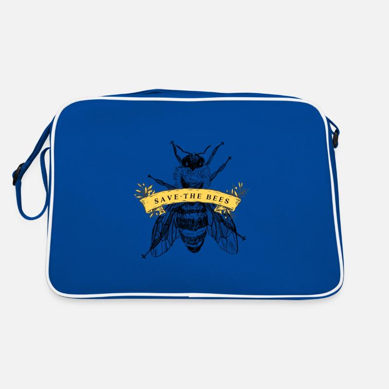 save the bees 4 Retro Tasche