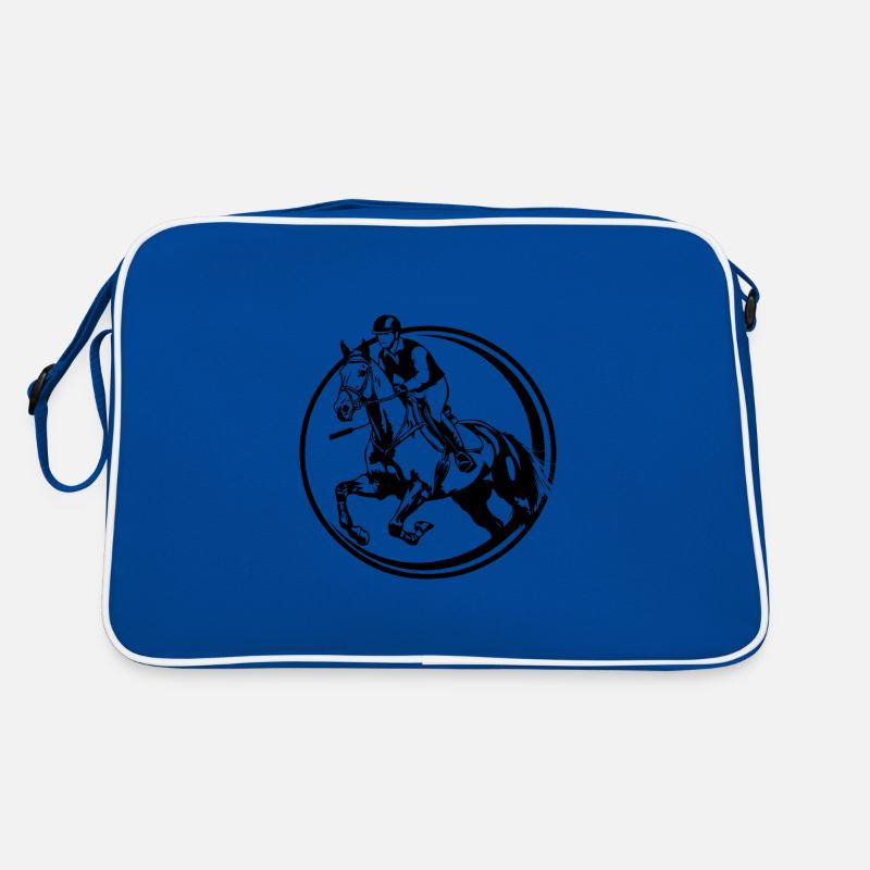 Riding Horse Silhouette Retro Bag