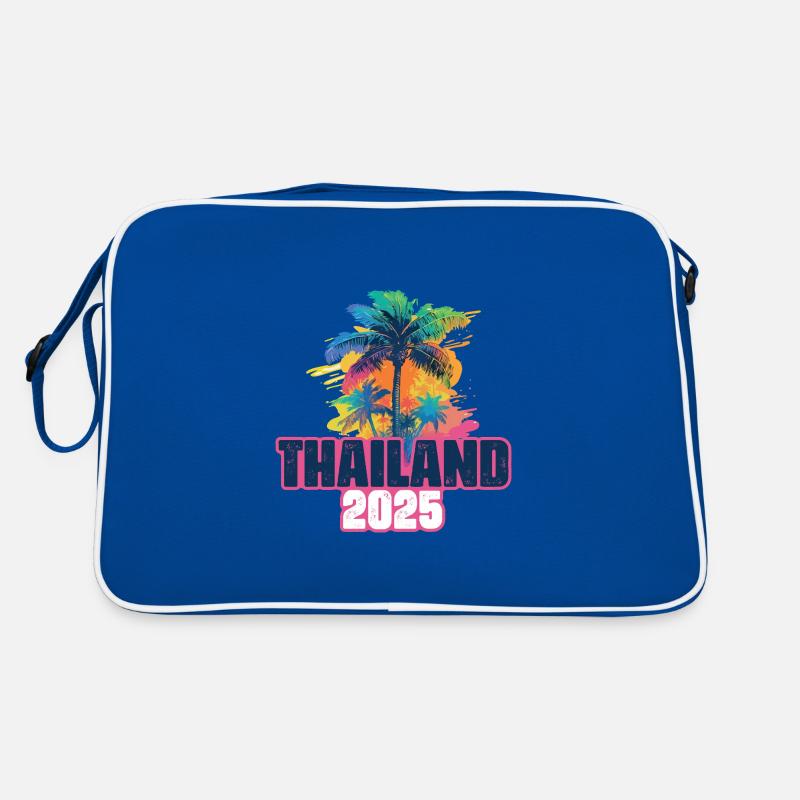 Thaïlande 2025 Palmiers de vacances Sac Retro